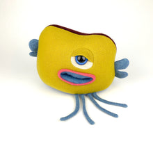 Load image into Gallery viewer, Sherry the plush friendly handmade monster stuffy
