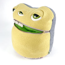 Load image into Gallery viewer, Marco the my friend monster™ plush zipper mouth sweater stuffed animal

