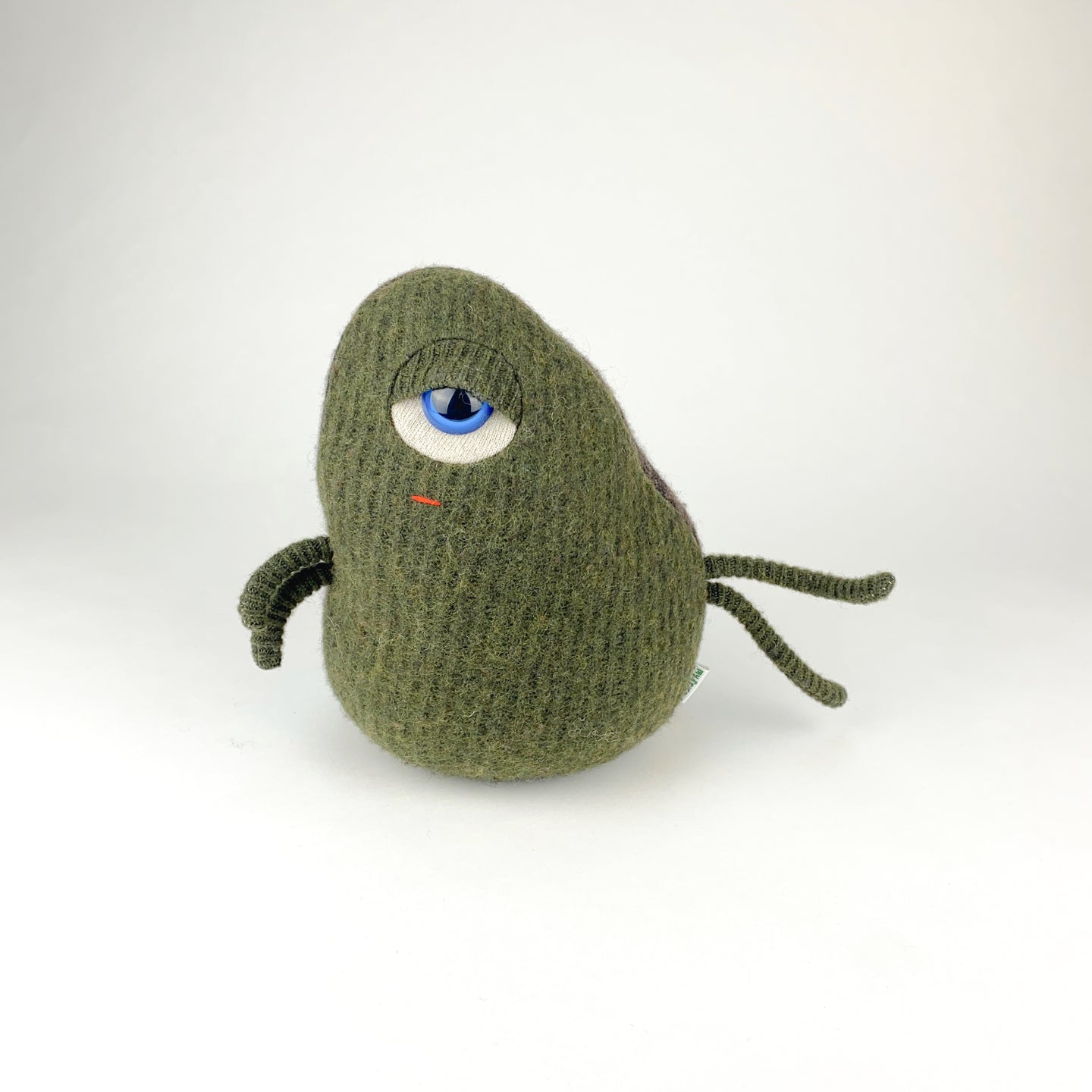 Tricky the handmade plush monster