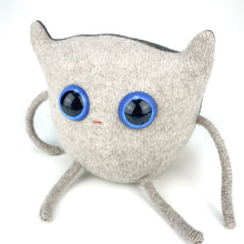 Load image into Gallery viewer, Wiggy the handmade plush monster
