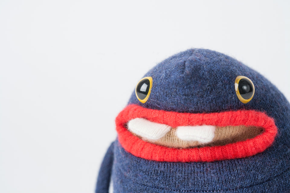 cute fabric monster toy