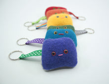 Load image into Gallery viewer, micro my friend monster keychain and zipper pull
