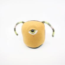 Load image into Gallery viewer, Ginny the yellow cyclops monster
