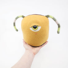 Load image into Gallery viewer, Ginny the yellow cyclops monster
