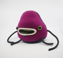 Load image into Gallery viewer, Flump the friendly plush upcycled sweater monster
