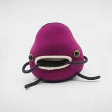 Load image into Gallery viewer, Flump the friendly plush upcycled sweater monster

