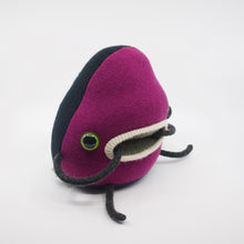 Load image into Gallery viewer, Flump the friendly plush upcycled sweater monster

