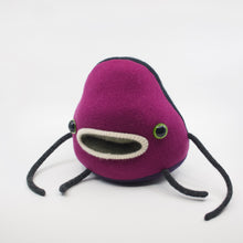 Load image into Gallery viewer, Flump the friendly plush upcycled sweater monster

