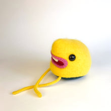 Load image into Gallery viewer, Snookums the fluffy yellow angora monster
