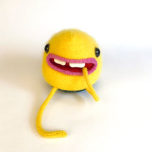 Load image into Gallery viewer, Snookums the fluffy yellow angora monster
