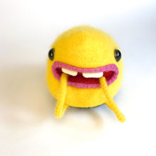 Load image into Gallery viewer, Snookums the fluffy yellow angora monster
