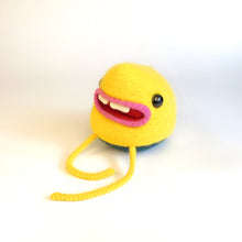 Load image into Gallery viewer, Snookums the fluffy yellow angora monster
