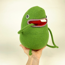 Load image into Gallery viewer, Adam the handmade stuffed monster plush
