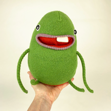 Load image into Gallery viewer, Adam the handmade stuffed monster plush
