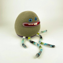 Load image into Gallery viewer, Cameron the plush friendly handmade monster stuffy
