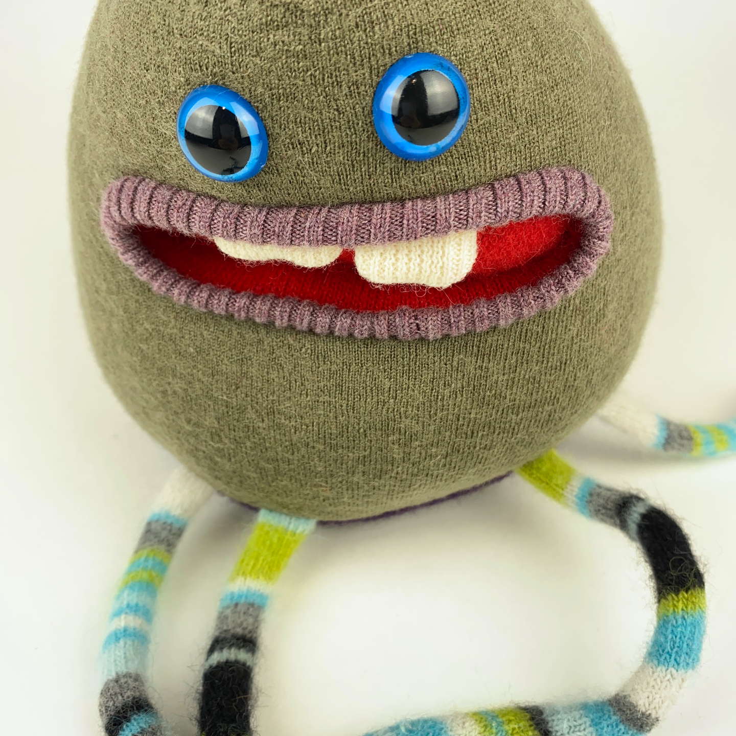 Cameron the plush friendly handmade monster stuffy