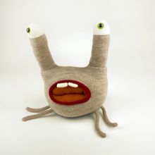 Load image into Gallery viewer, Jimmy the tentacle eyed plush friendly monster
