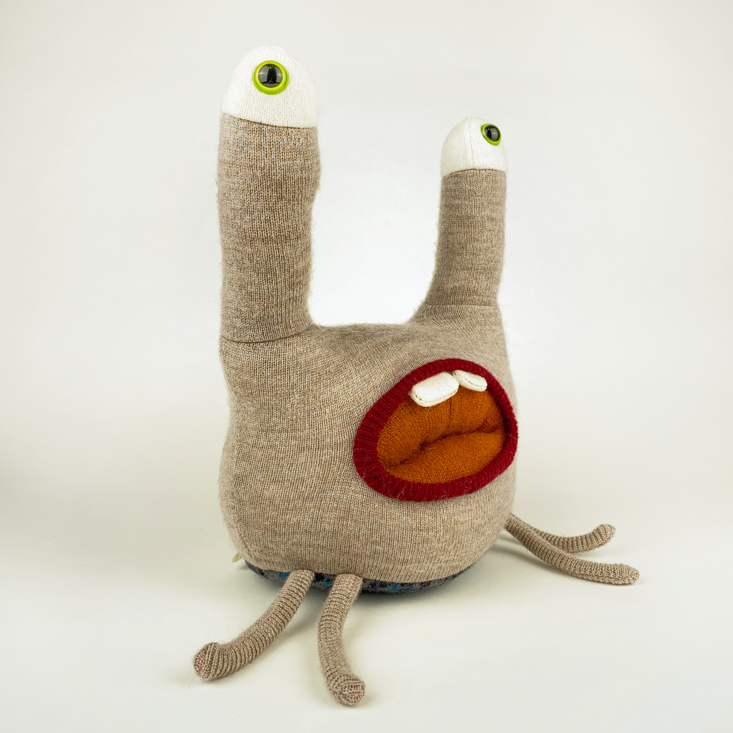 Jimmy the tentacle eyed plush friendly monster