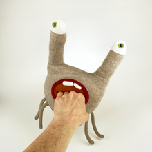 Load image into Gallery viewer, Jimmy the tentacle eyed plush friendly monster
