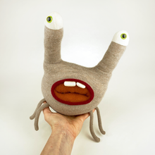 Load image into Gallery viewer, Jimmy the tentacle eyed plush friendly monster
