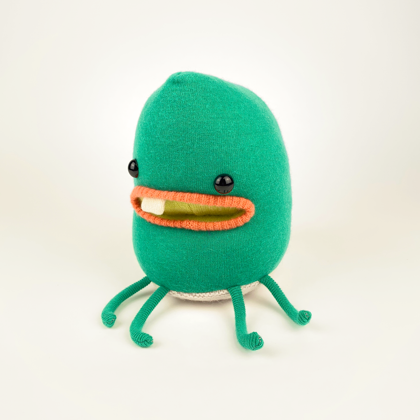 Harvey the handmade stuffed monster plush toy