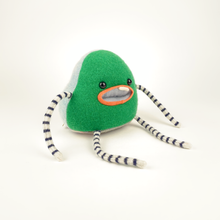 Load image into Gallery viewer, Ajax the handmade stuffed monster plush
