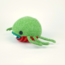 Load image into Gallery viewer, Snort the handmade stuffed monster plush
