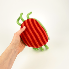 Load image into Gallery viewer, Snort the handmade stuffed monster plush
