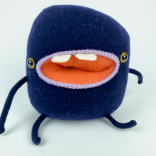 Load image into Gallery viewer, Glen the handmade stuffed monster plush
