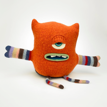 Load image into Gallery viewer, Chunk the plush my friend monster™ wool sweater stuffy
