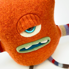 Load image into Gallery viewer, Chunk the plush my friend monster™ wool sweater stuffy
