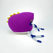 Load image into Gallery viewer, Percy the purple dinosaur style plush friendly my friend monster™
