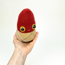 Load image into Gallery viewer, Spud the tiny friendly argyle monster
