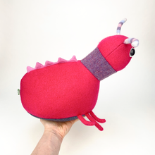 Load image into Gallery viewer, Pinky-pie the caterpillar monster plush stuffy

