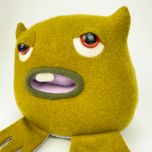 Load image into Gallery viewer, Benny the plush my friend monster™ wool sweater stuffy
