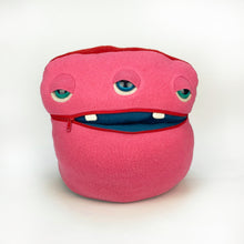 Load image into Gallery viewer, Yogurt the my friend monster™ plush zipper mouth sweater stuffed animal
