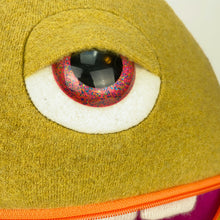 Load image into Gallery viewer, Ollie the my friend monster™ plush zipper mouth sweater stuffed animal
