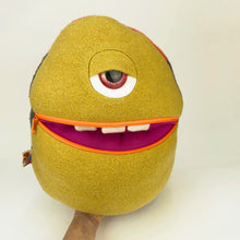 Load image into Gallery viewer, Ollie the my friend monster™ plush zipper mouth sweater stuffed animal
