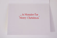 Load image into Gallery viewer, my friend monster™ Christmas card
