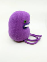 Load image into Gallery viewer, Allan the purple plush friendly monster
