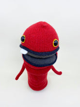 Load image into Gallery viewer, Stanley the recycled sweater puppet monster
