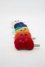 Load image into Gallery viewer, group of small cute stuffed toys in rainbow colors
