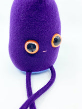 Load image into Gallery viewer, Jenny the purple monster with butterfly wings
