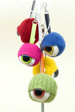 Load image into Gallery viewer, my friend monster™ eyeball keychain backpack dangler
