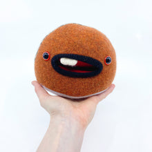 Load image into Gallery viewer, small orange stuffed monster plush toy
