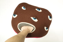 Load image into Gallery viewer, Leo the 6-eyed monster stuffed animal
