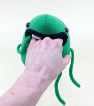 Load image into Gallery viewer, Douglas the plush upcycled wool sweater creature
