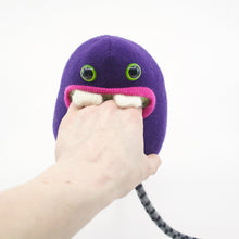 Load image into Gallery viewer, Bopsy the purple sweater monster

